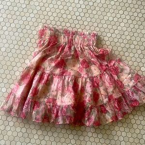 Alamour the label- summer floral skirt - size small